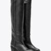 Malibu High Leather Boot Nero - Bilde 2