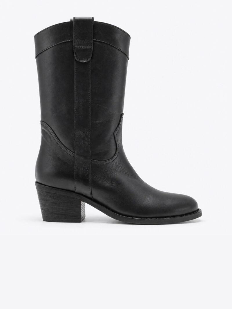 Malibu Leather Boot Nero