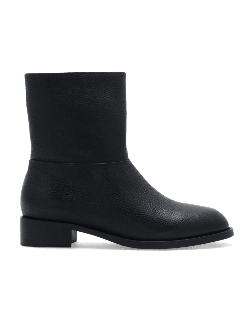 Pavia Leather Boot Black