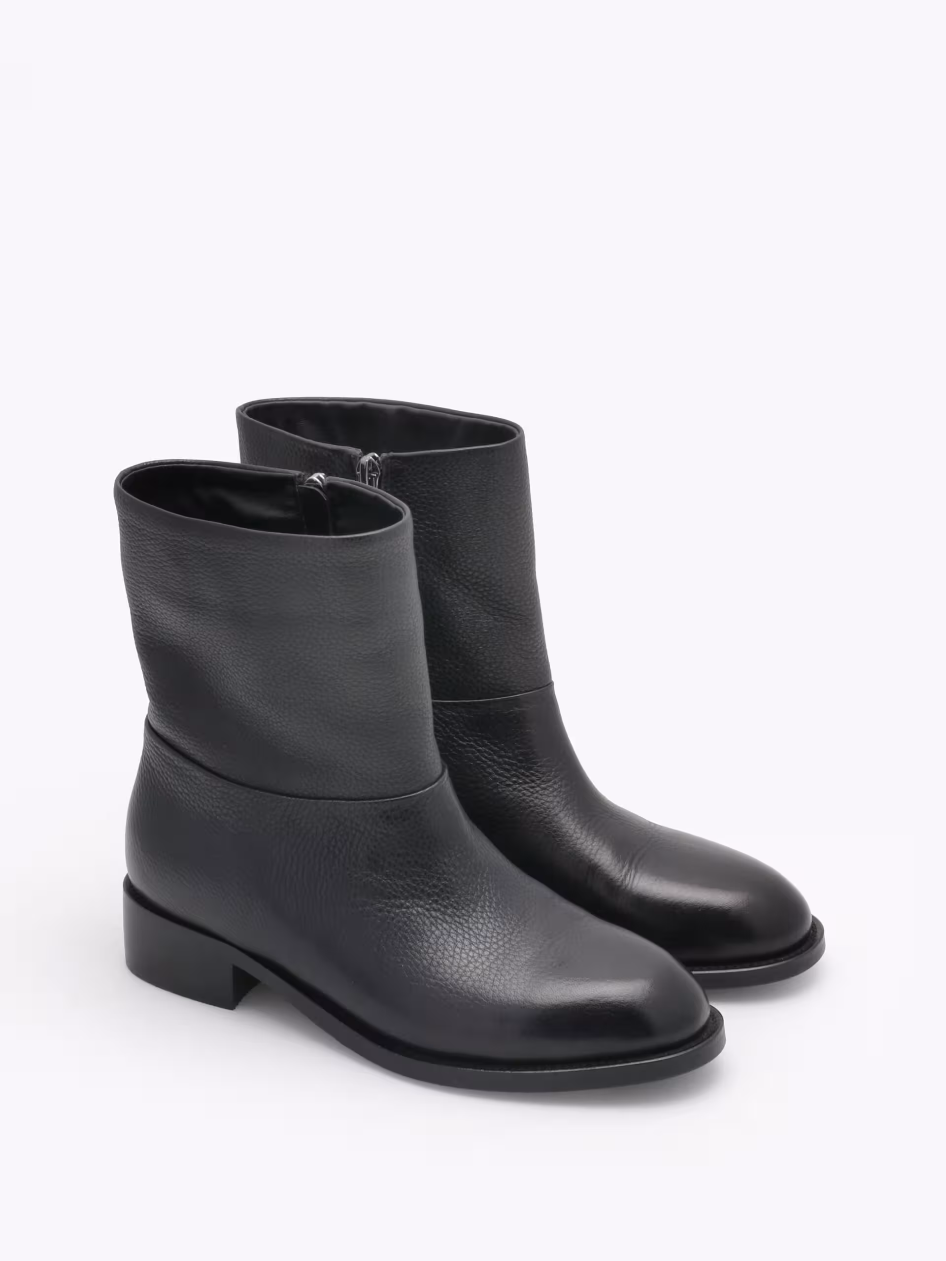 Pavia Leather Boot Black - Bilde 2