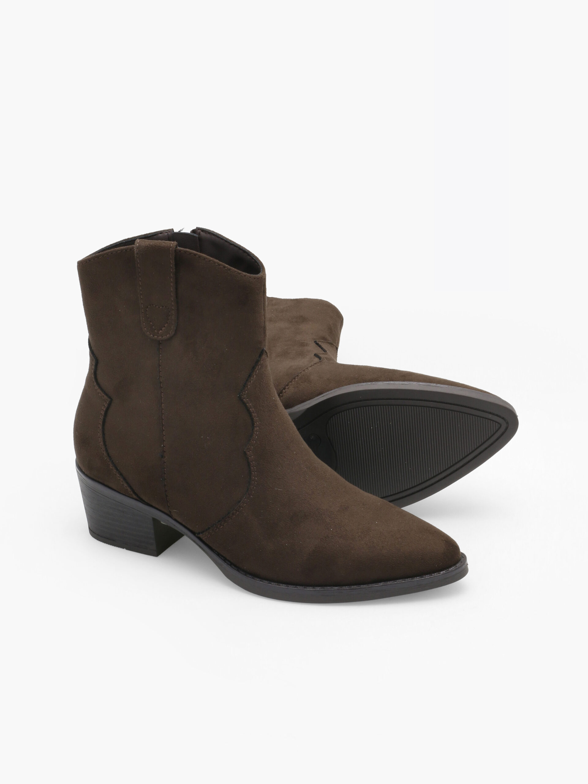 Western Boot Low Dark Brown - Bilde 4