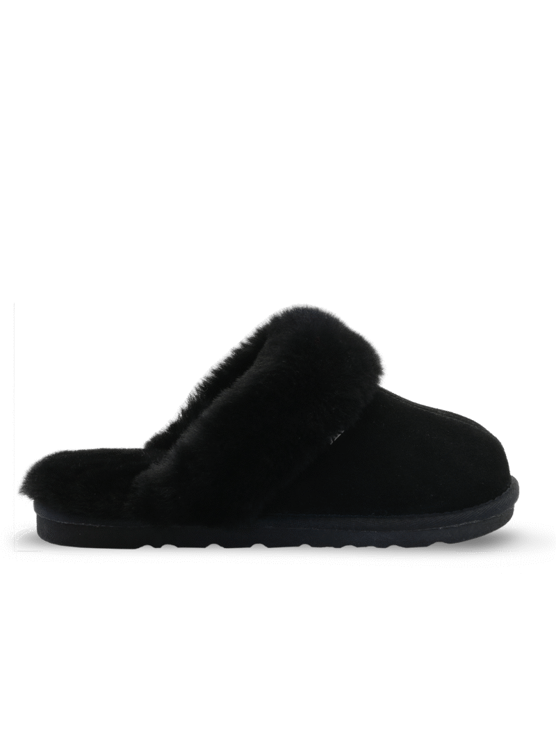Sheepskin Slipper Black