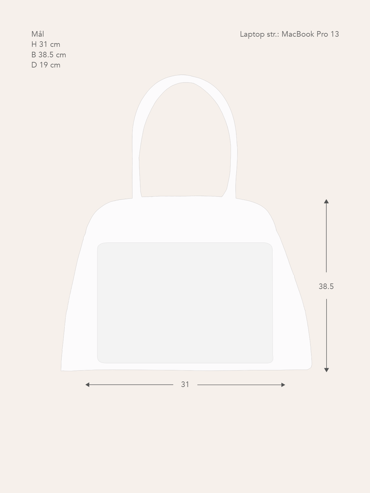 Lona Bag Dark Brown - Bilde 2