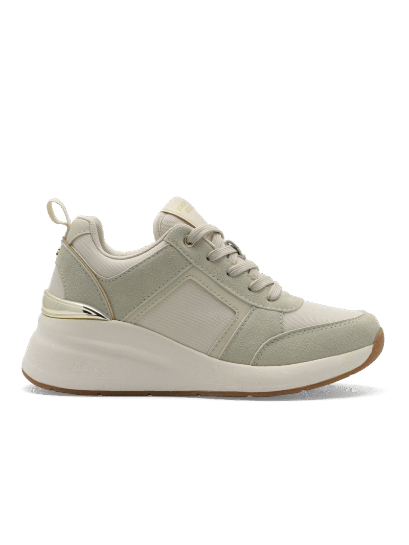 Sade Wedge Sneaker Beige