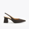 Pia Slingback Satin Coffee - Bilde 10