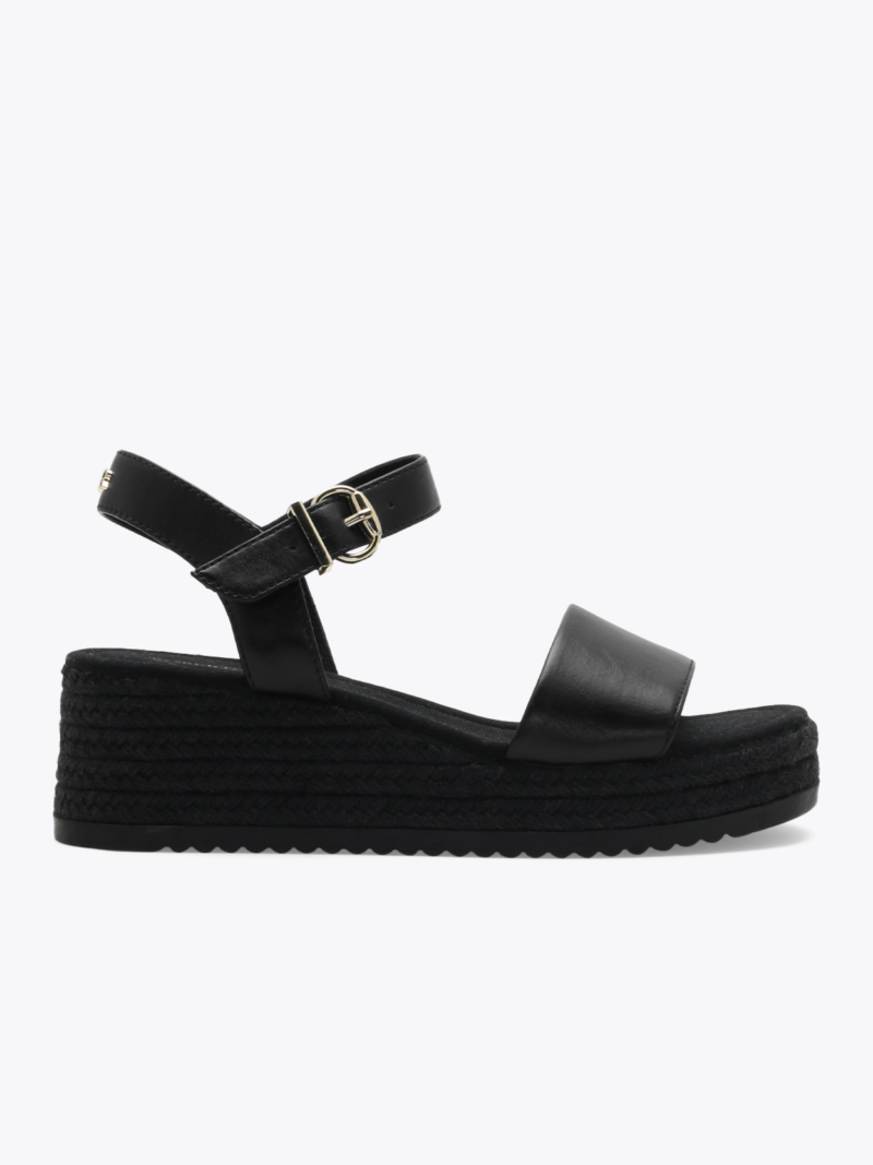 Alternative view of Lili Wedge Black Black