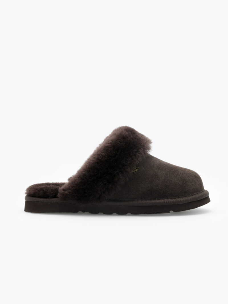 Alternative view of Roberto Rosso Sheepskin slipper - coffee