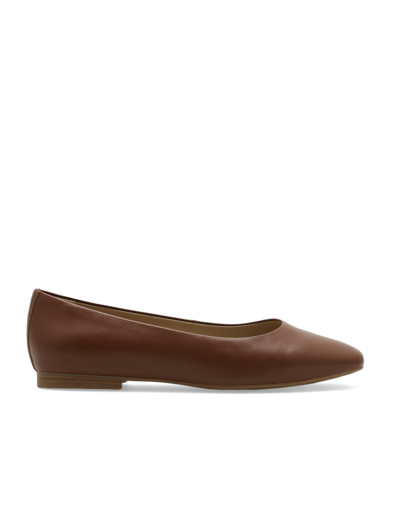 Alternative view of Roberto Rosso Trieste Ballerina Leather - cognac - lys såle
