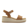 Lili Wedge Cognac - Bilde 3