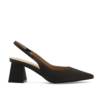 Pia Slingback Satin Coffee - Bilde 5