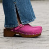Clogs Suede Leather Fuxia - Bilde 13