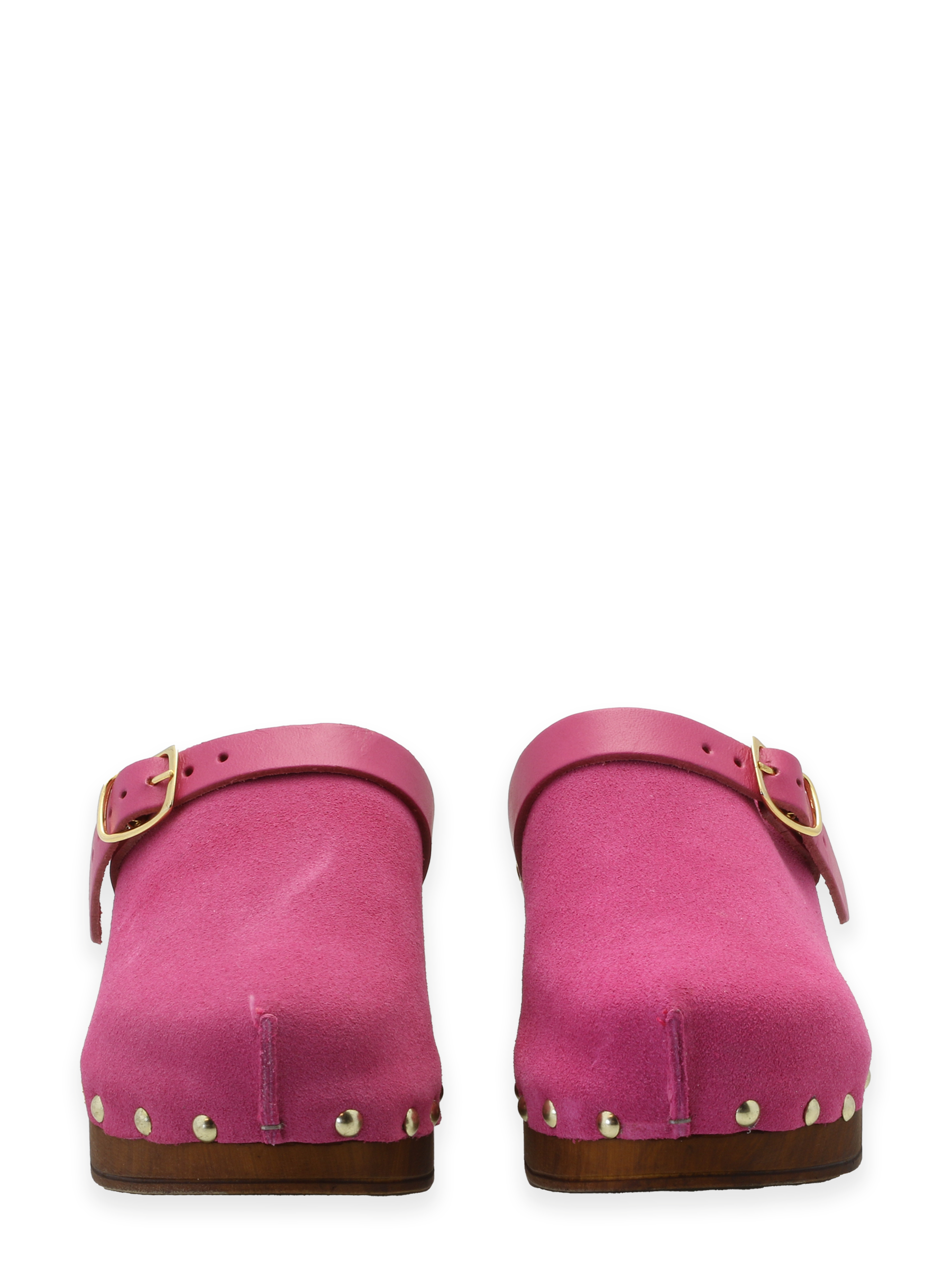 Clogs Suede Leather Fuxia - Bilde 11