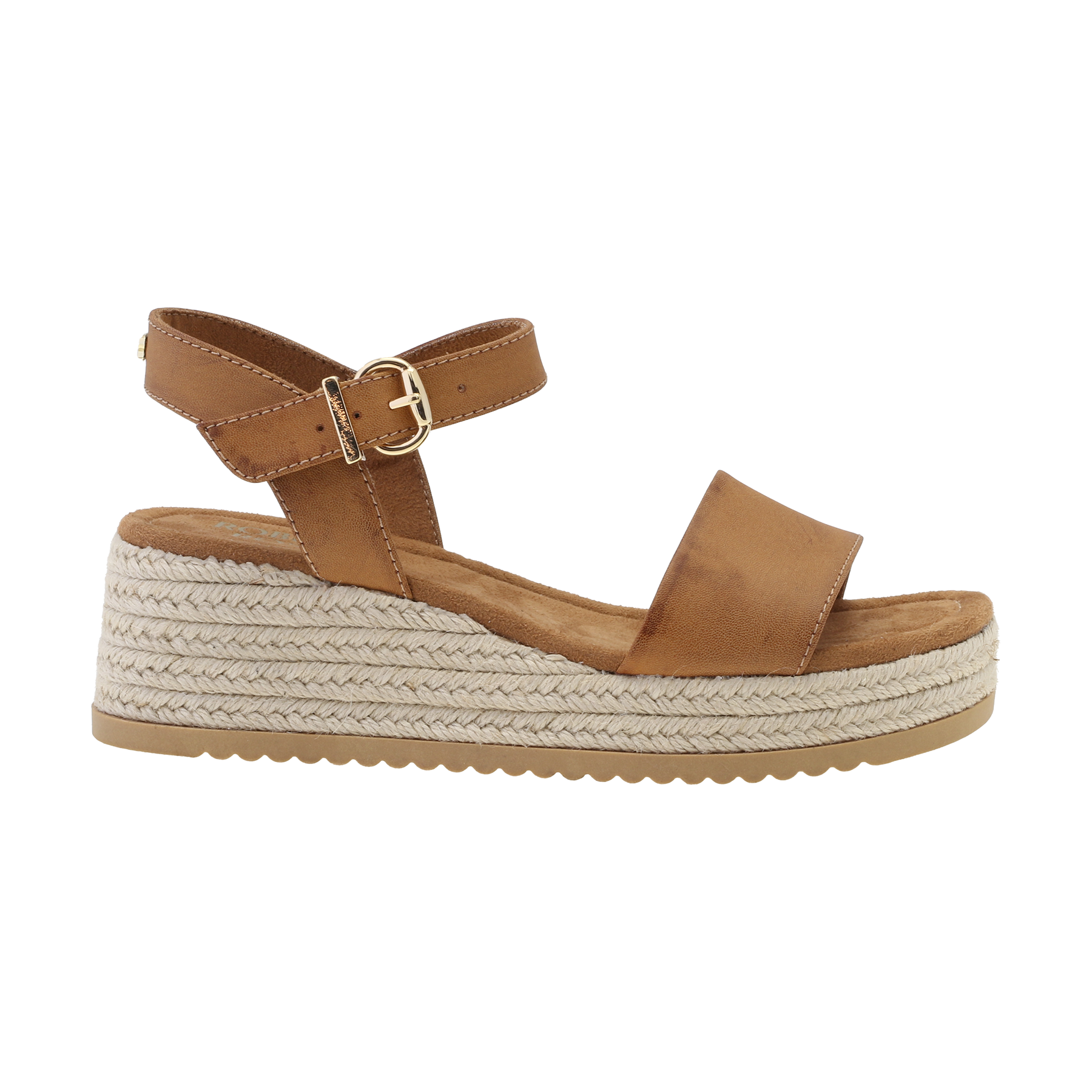 Lili Wedge Cognac - Bilde 2
