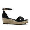 Azra Espadrille Wedge Black