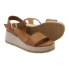 Lili Wedge Cognac - Bilde 9