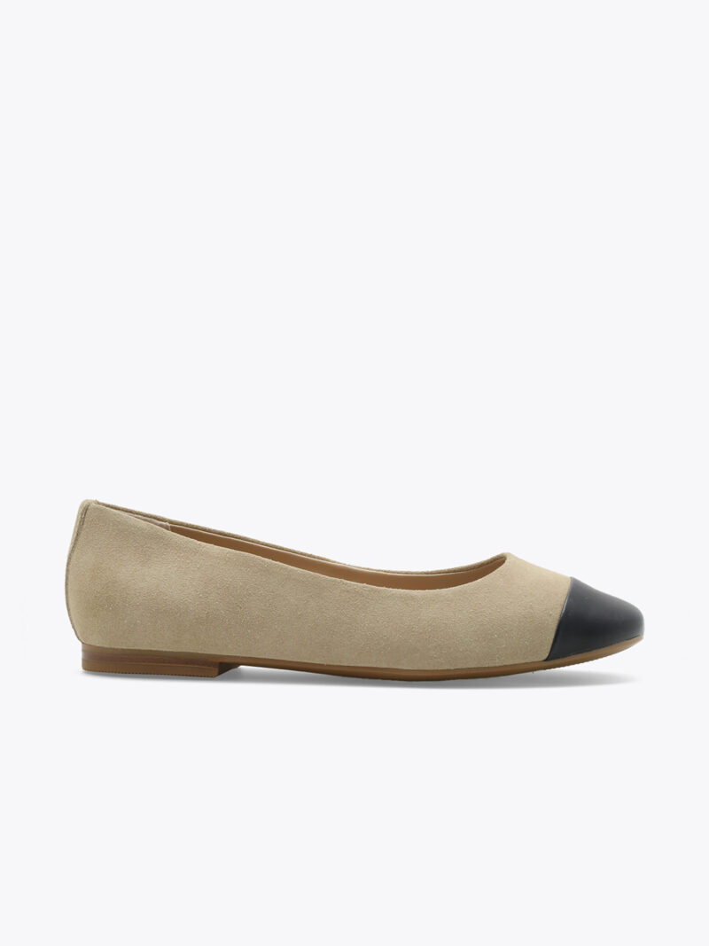 Alternative view of Trieste Ballerina Leather Beige