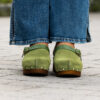 Clogs Suede Leather Green - Bilde 4