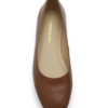 Roberto Rosso Trieste Ballerina Leather - cognac - lys såle - Bilde 8