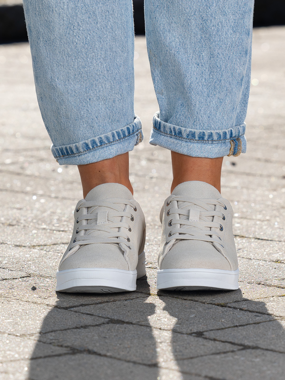 Gorbio Low Sneaker Suede Beige - Bilde 28