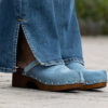 Clogs Suede Leather Lt Blue - Bilde 19