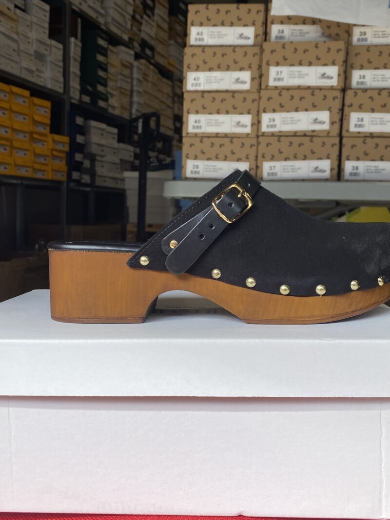 Alternative view of Roberto Rosso Clogs - suede/ leather black