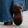 Clogs Suede Leather Lt Blue - Bilde 10