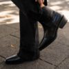 Gran Sasso Western Boot Leather Black - Bilde 2