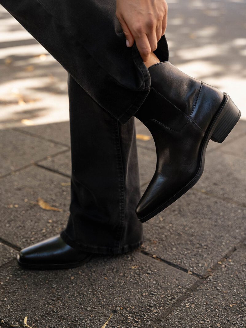 Alternative view of Gran Sasso Western Boot Leather Black