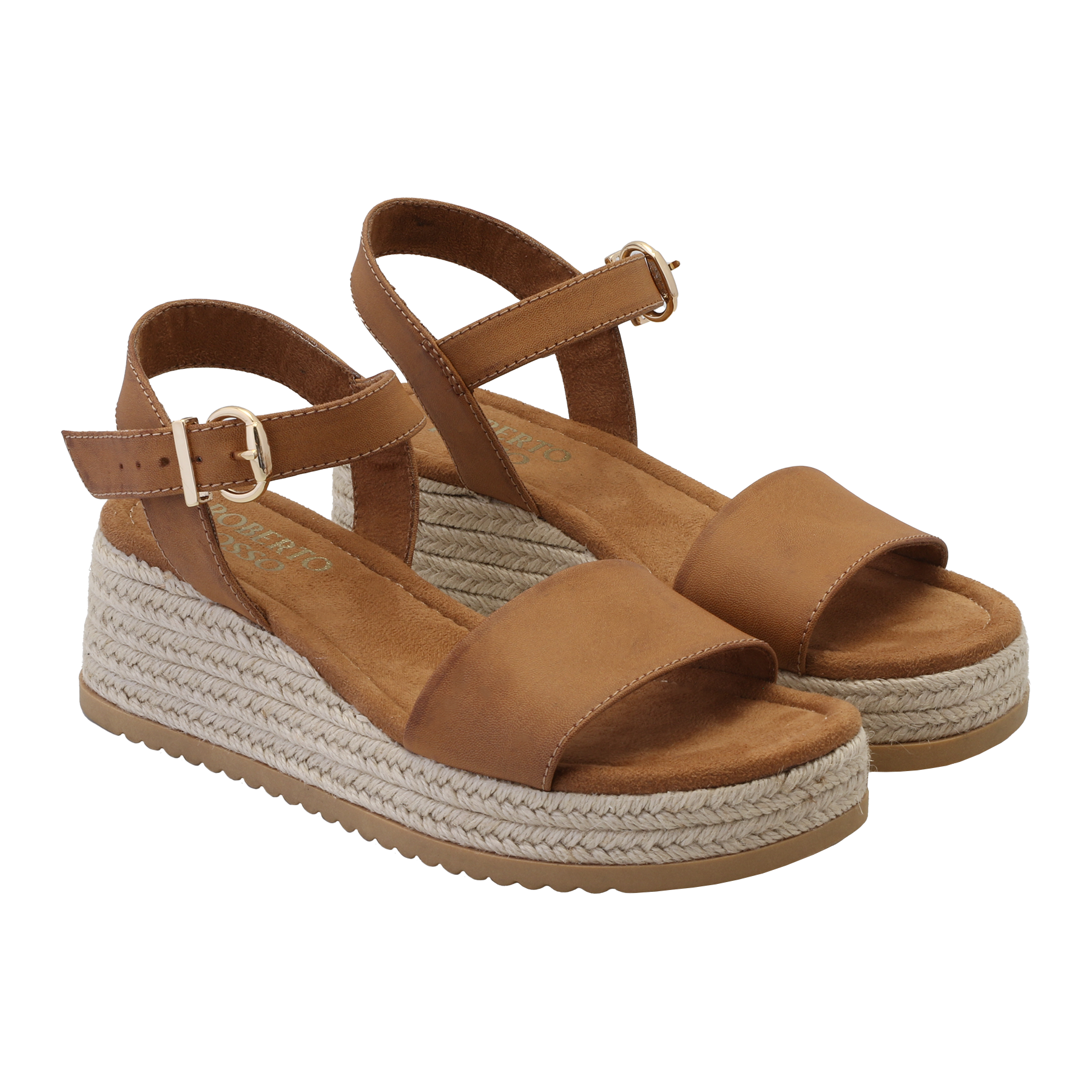 Lili Wedge Cognac - Bilde 8