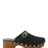 Roberto Rosso Clogs - suede/ leather black