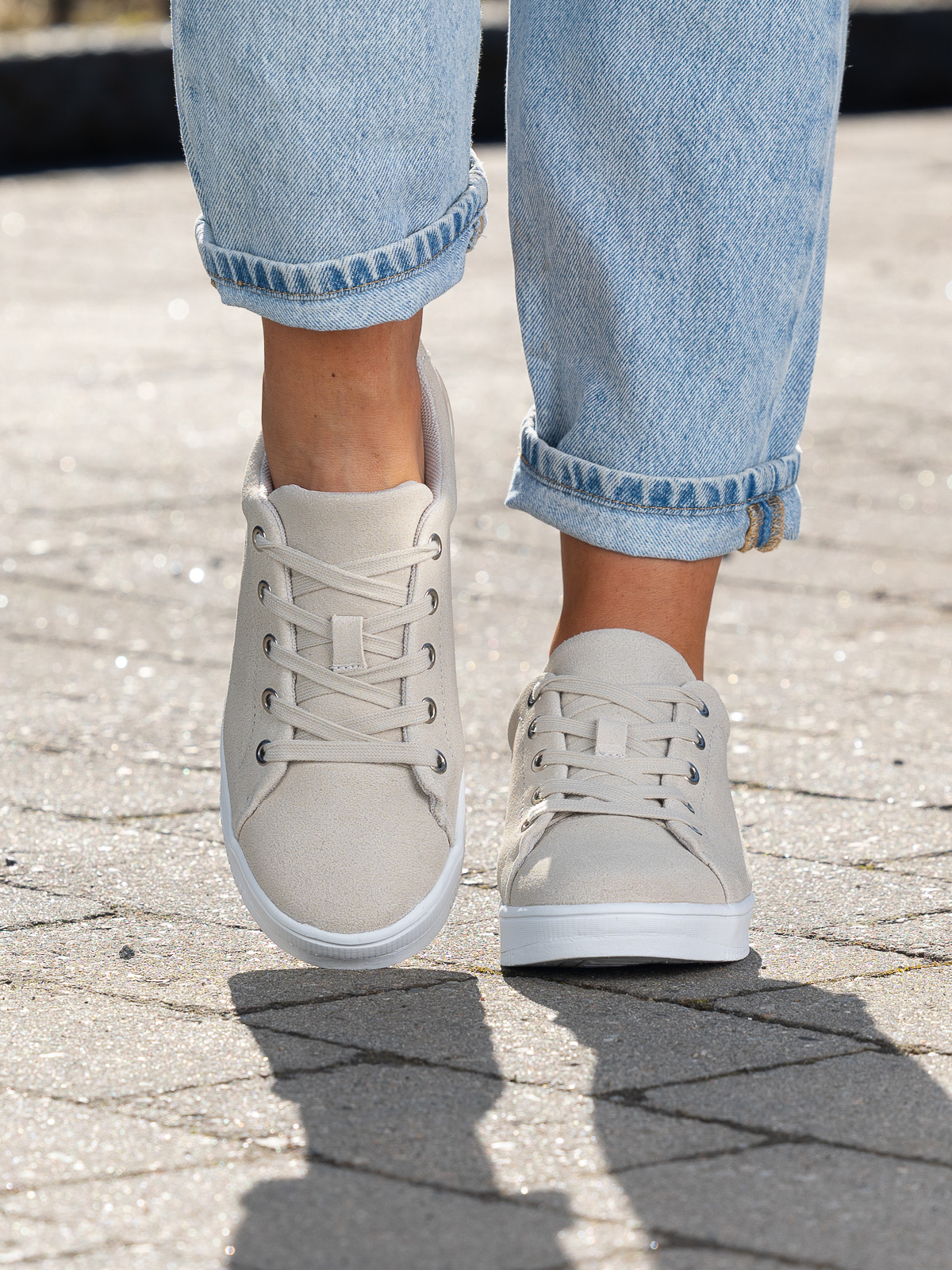 Gorbio Low Sneaker Suede Beige - Bilde 27