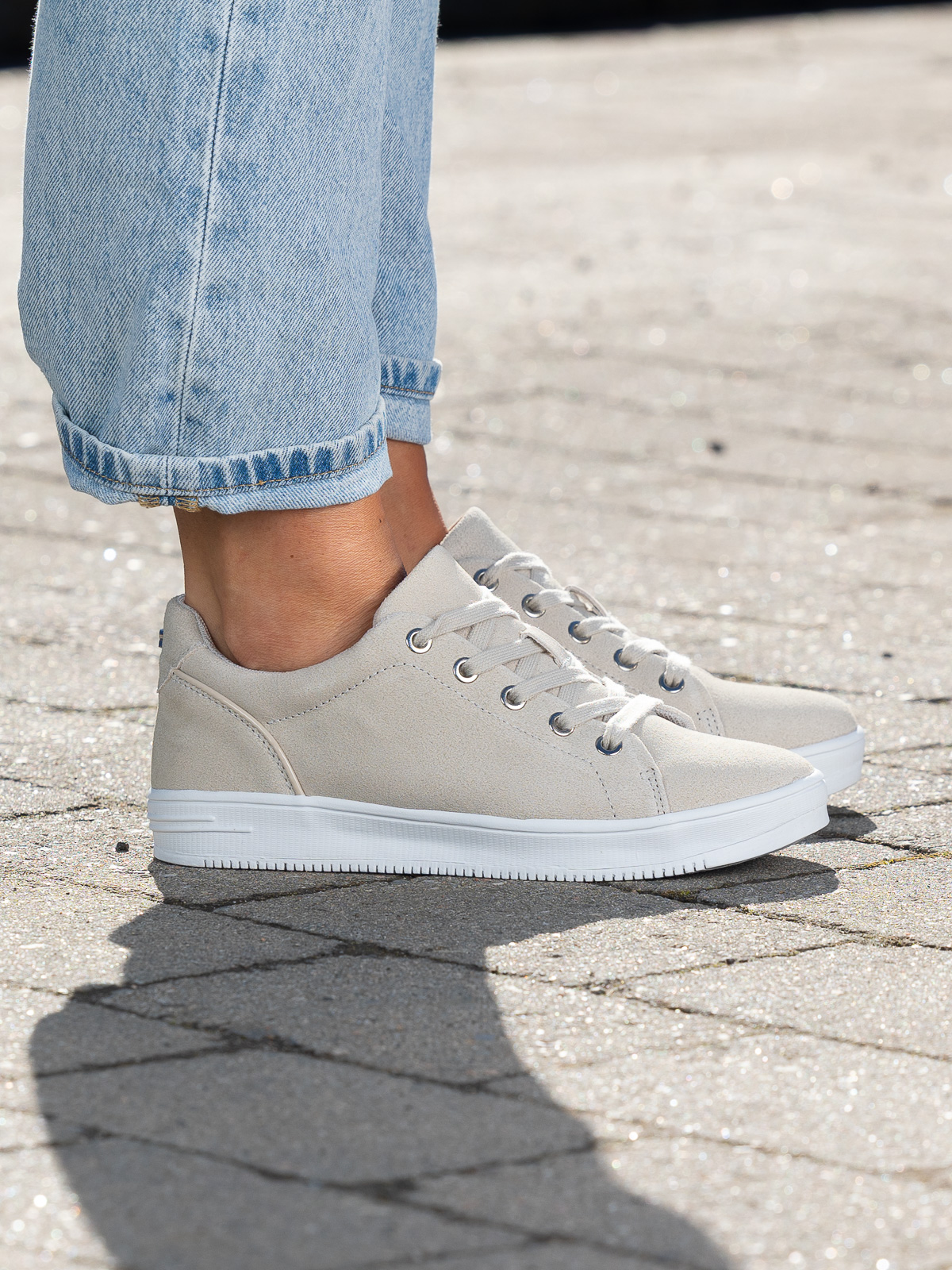 Gorbio Low Sneaker Suede Beige - Bilde 26