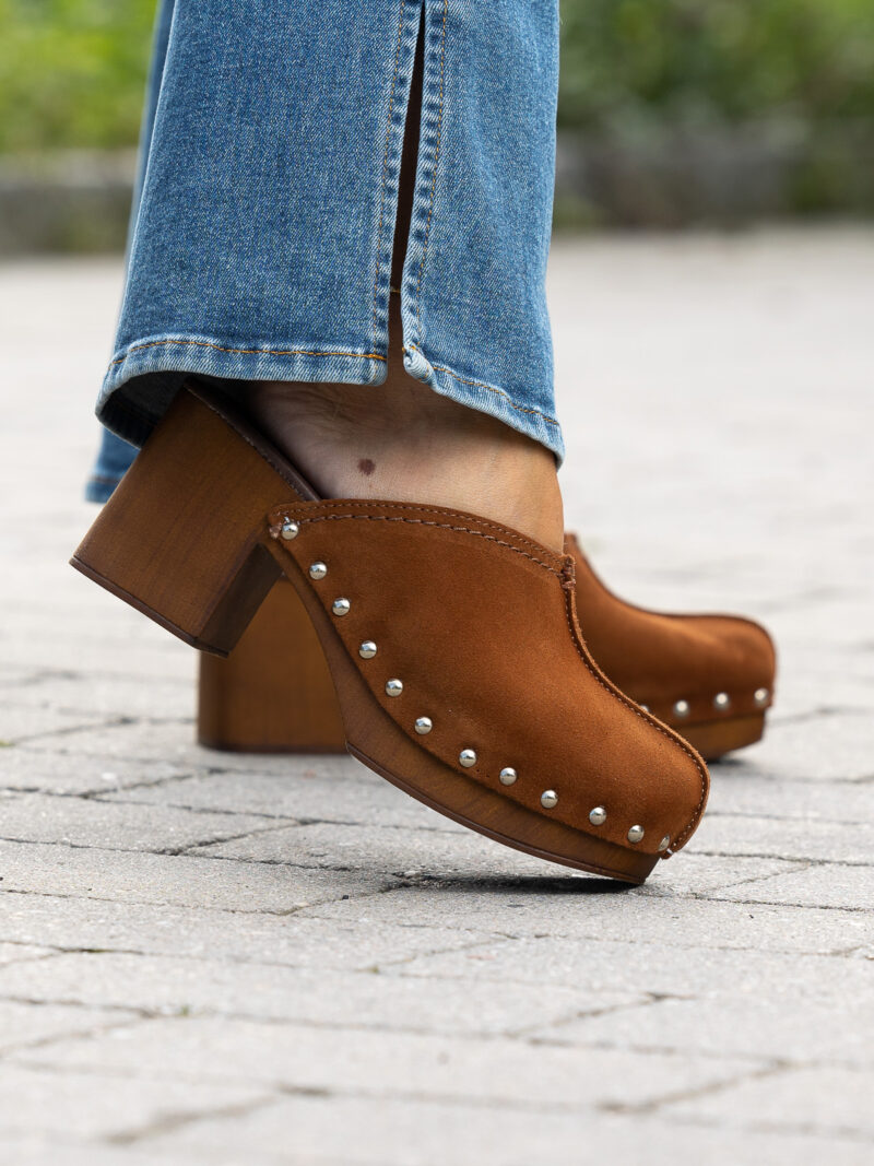 Alternative view of Alti Clogs Suede Brown