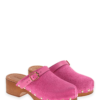Clogs Suede Leather Fuxia - Bilde 5