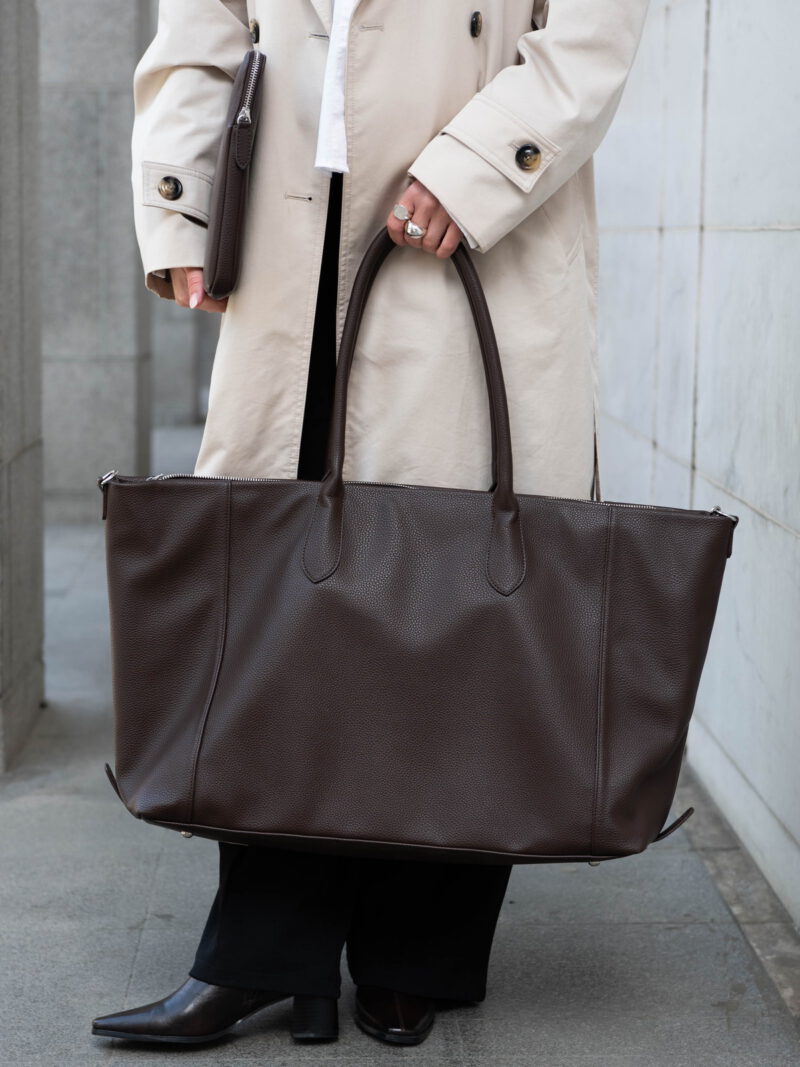 Roberto Rosso Tenza Travel Bag - dark-brown