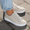 Gorbio Low Sneaker Suede Beige - Bilde 11