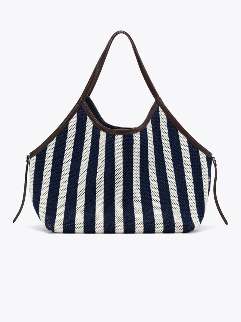 Roberto Rosso Bonbon Beach Bag - navy