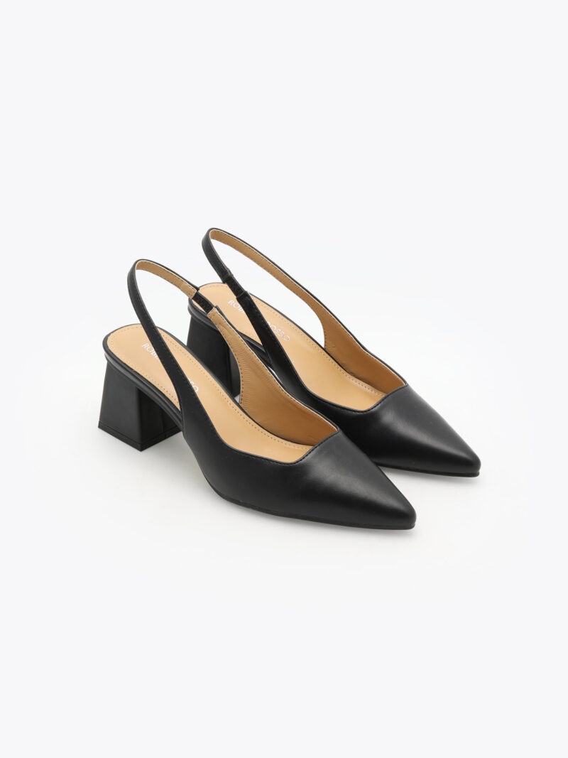 Alternative view of Roberto Rosso Pia Slingback  - black