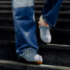 Clogs Suede Leather Lt Blue - Bilde 17