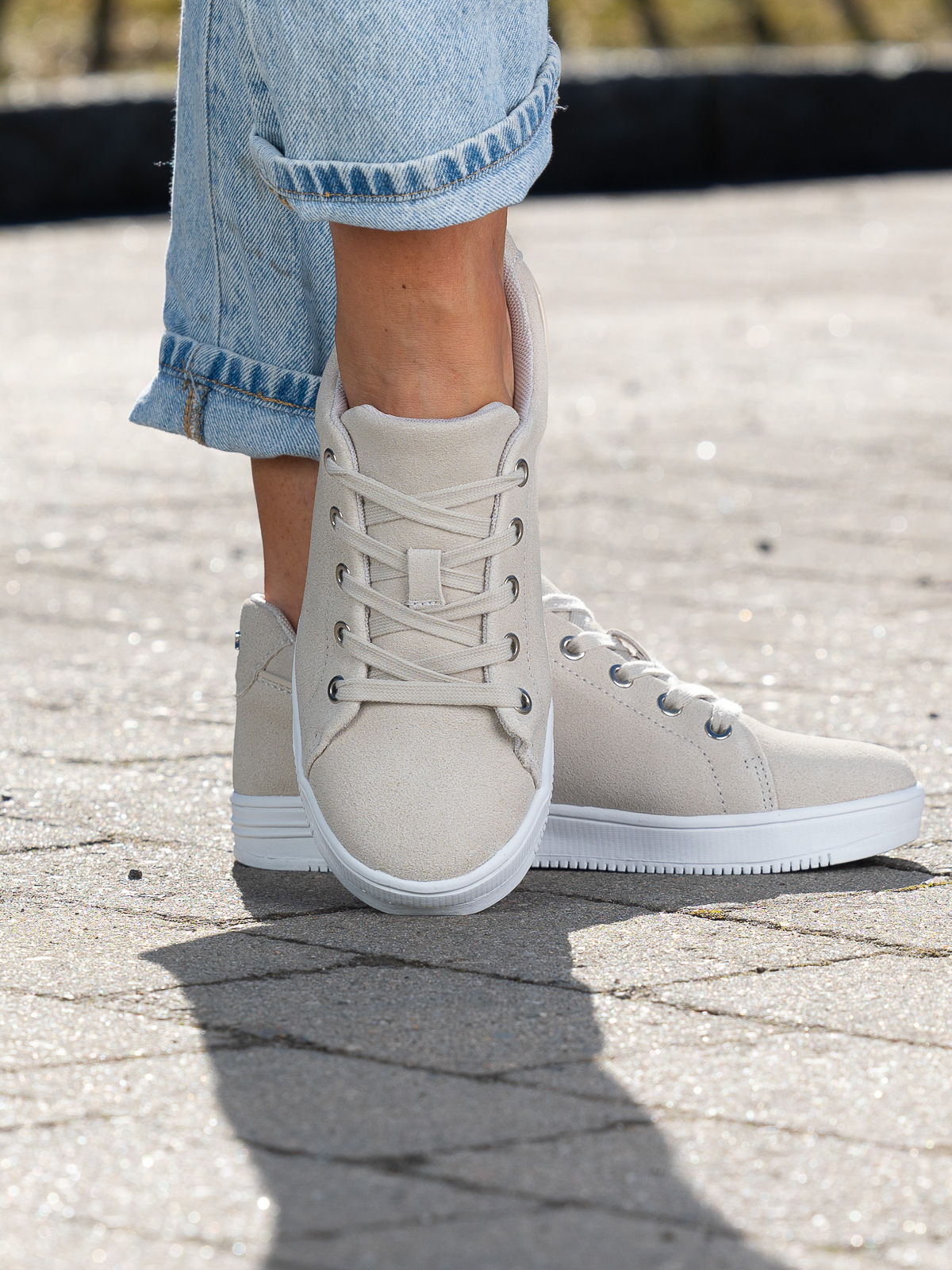 Gorbio Low Sneaker Suede Beige - Bilde 22