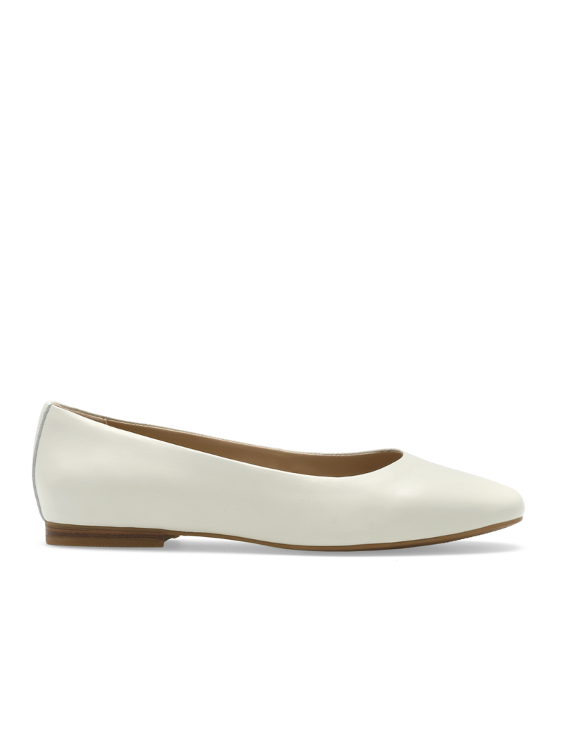 Roberto Rosso Trieste Ballerina Leather - cream