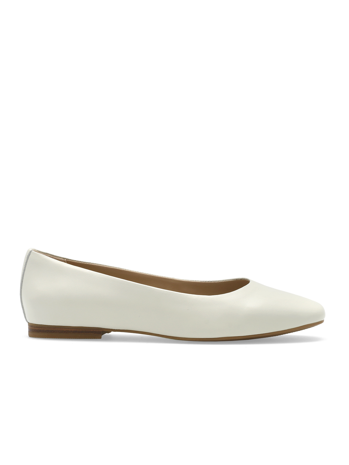 Roberto Rosso Trieste Ballerina Leather - cream
