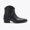 Gran Sasso Western Boot Leather Black