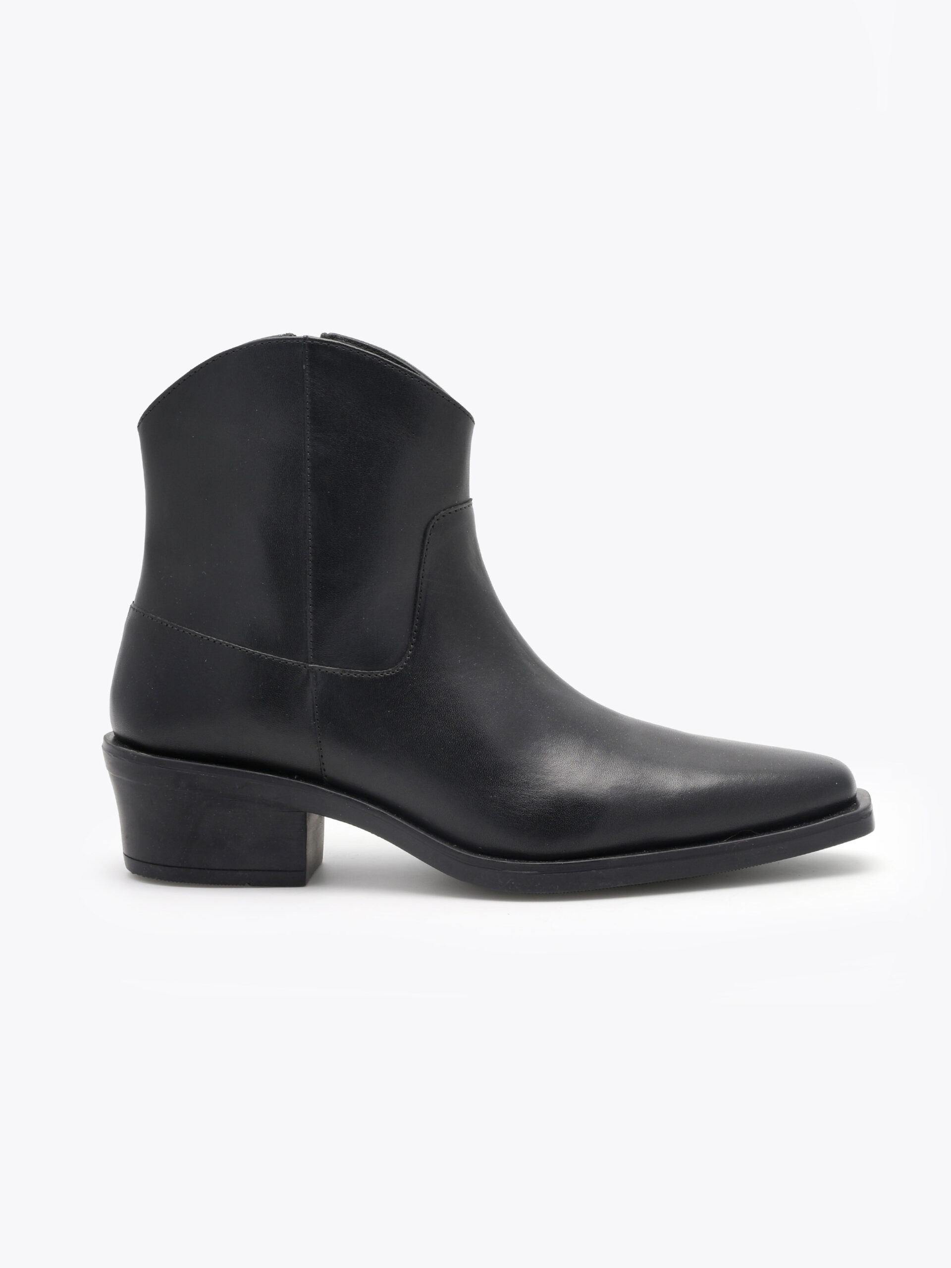 Gran Sasso Western Boot Leather Black