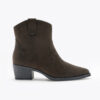 Western Boot Low Dark Brown