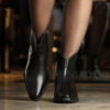 Gran Sasso Western Boot Leather Black - Bilde 2