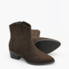 Western Boot Low Dark Brown - Bilde 5