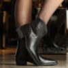 Gran Sasso Western Boot Leather Black - Bilde 5