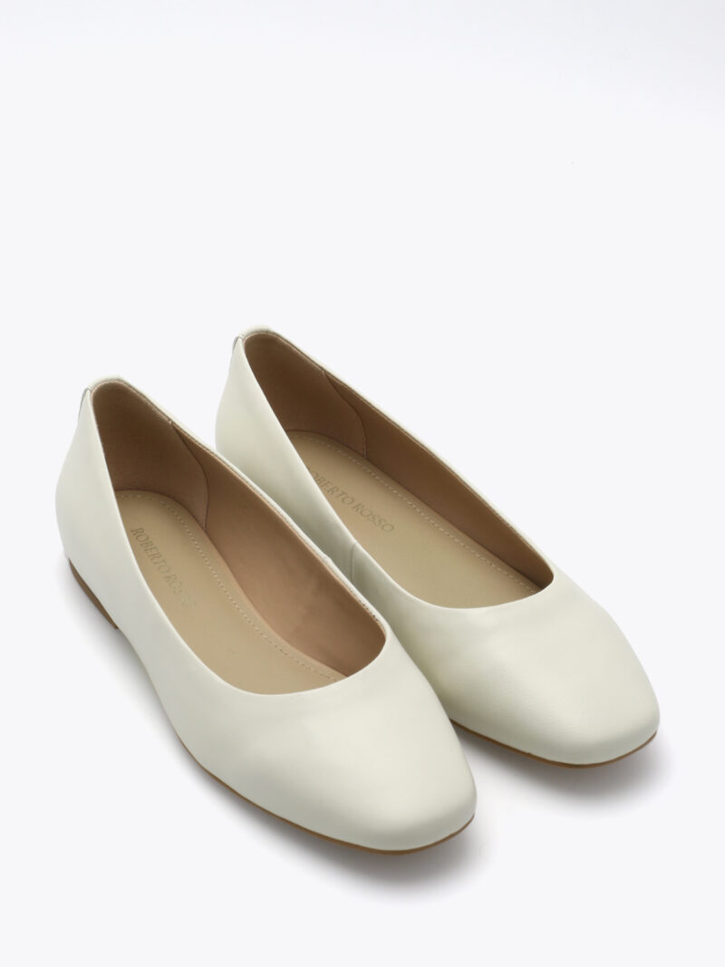 Alternative view of Trieste Ballerina Leather - cream