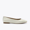 Trieste Ballerina Leather - cream
